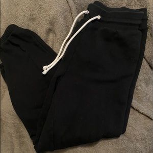 Black joggers